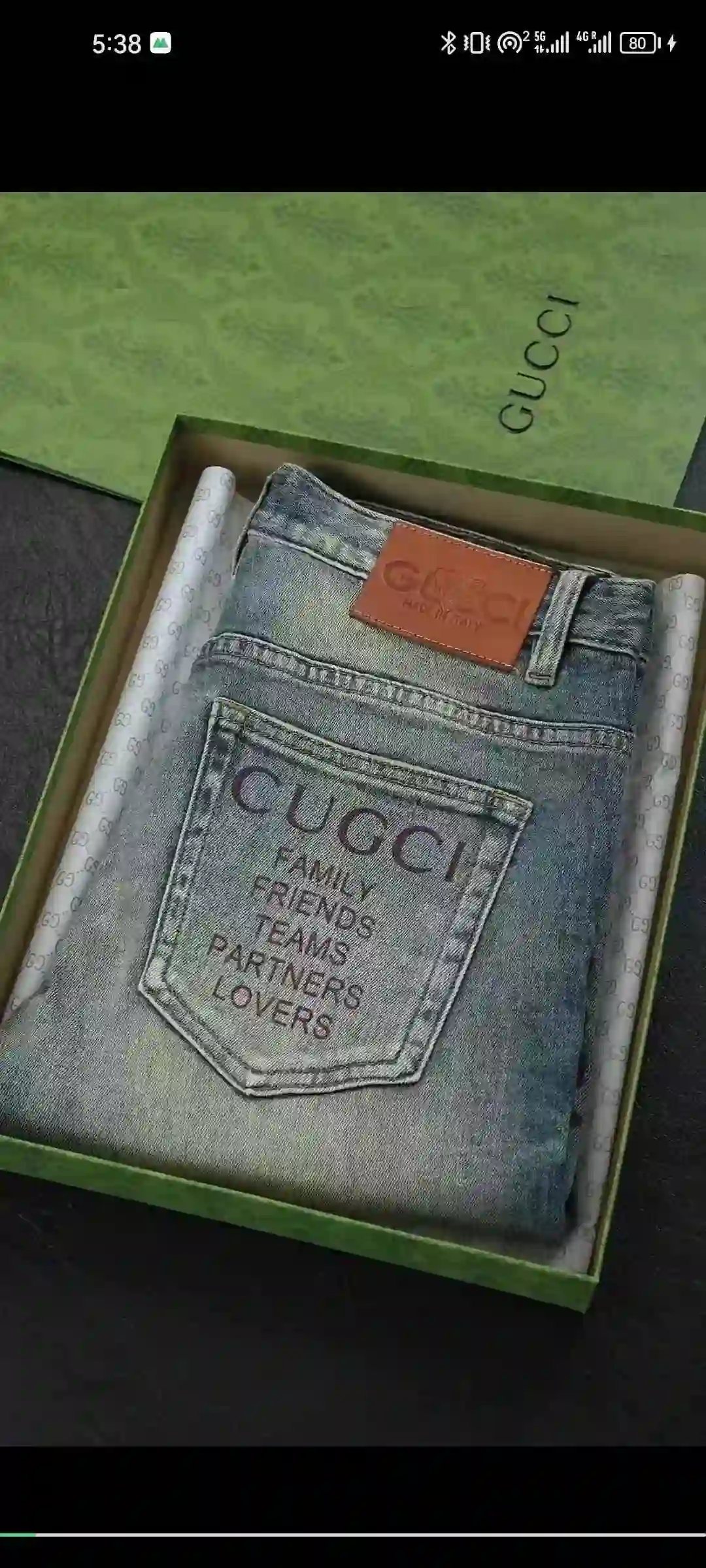 Custom jeans wash preview